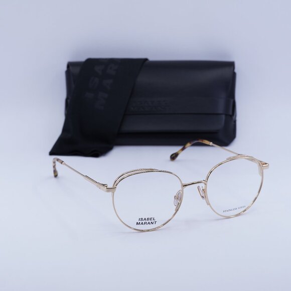 Final Price! Isabel Marant IM 0067 000 Gold Eyeglasses 52mm - Picture 1 of 11